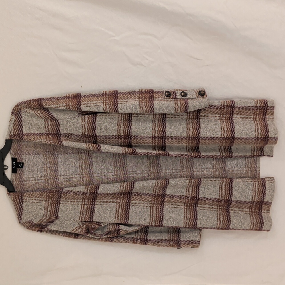 AGB Multicolor Plaid Knitwear